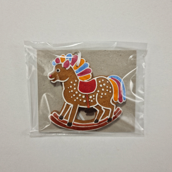 Csudaíz Mézeskalács hintaló karácsonyfadísz