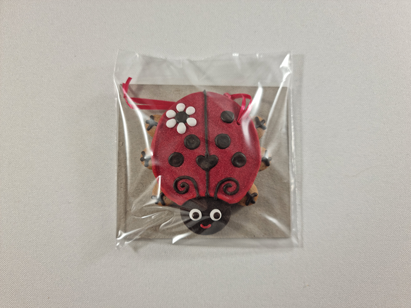 Csudaíz Mézeskalács katica karácsonyfadísz