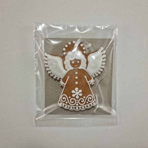 Csudaíz Mézeskalács angyal karácsonyfadísz