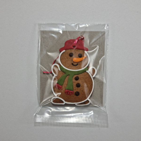 Csudaíz Mézeskalács hóember karácsonyfadísz