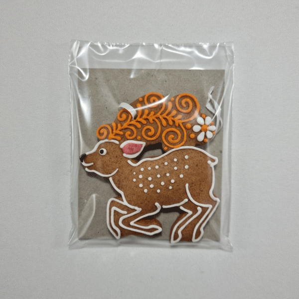 Weihnachtswunder-Lebkuchen-Hirsch-Weihnachtsbaumschmuck