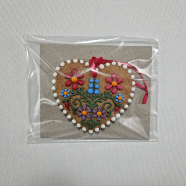 Christmas Miracle Gingerbread Heart Christmas Tree Ornament
