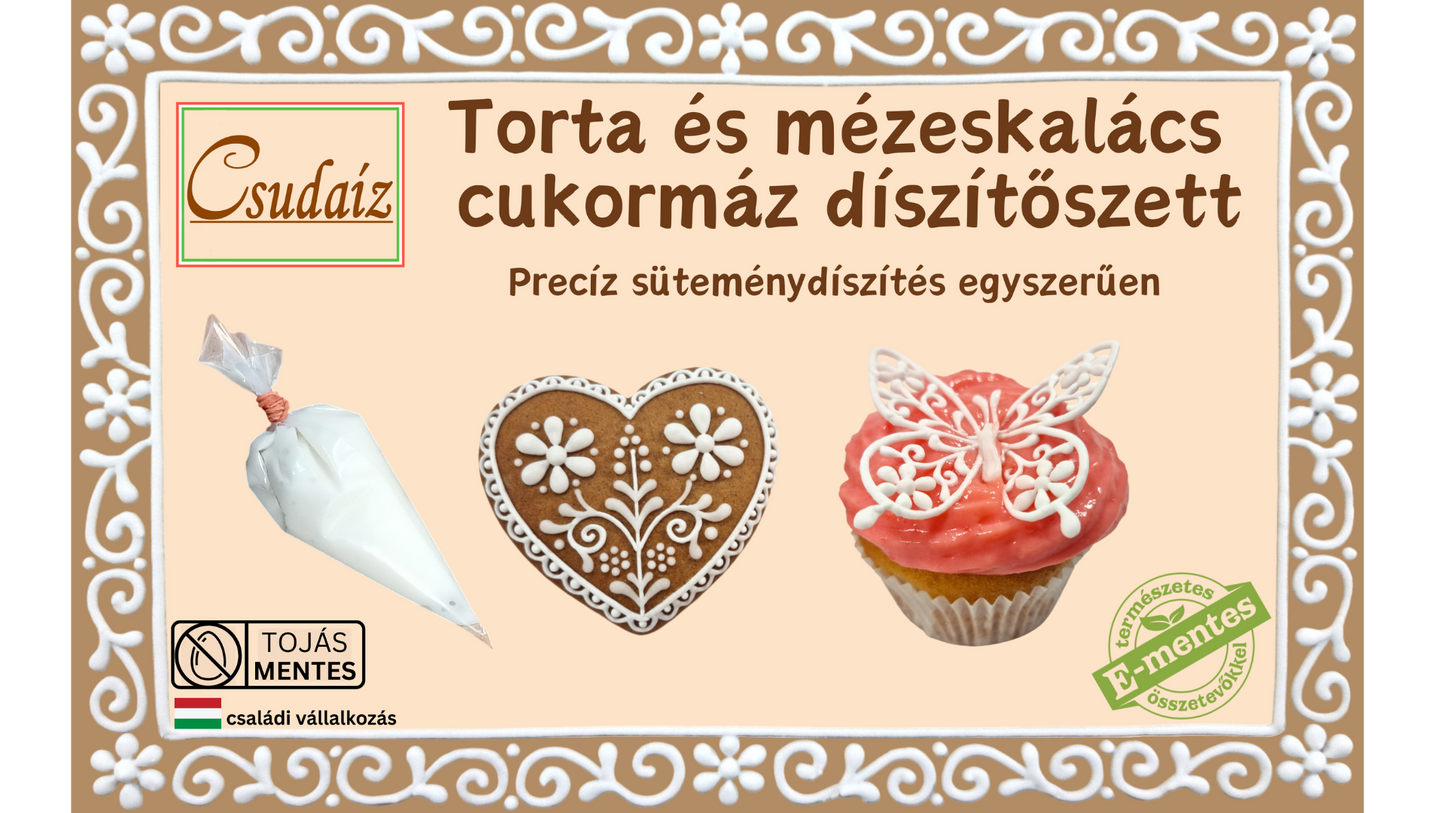 Special sugar mousse set for cake and gingerbread decoration🖊️🍪