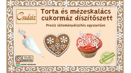 Special sugar mousse set for cake and gingerbread decoration🖊️🍪